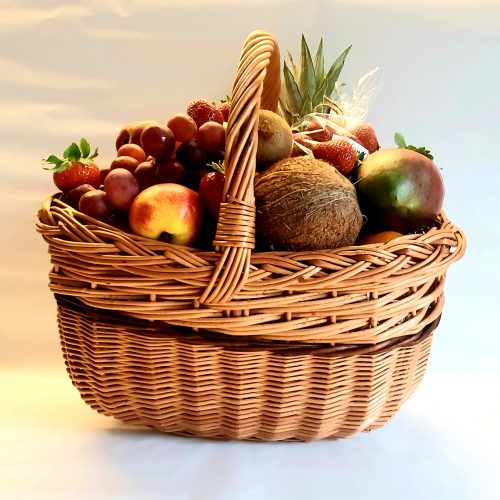 Dovanų krepšys su vaisiais